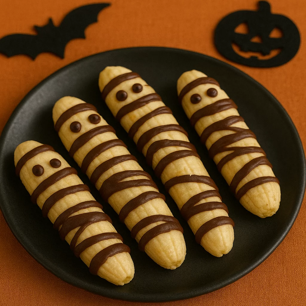 Dolci Fit Halloween: Mummie di Banana e Cioccolato