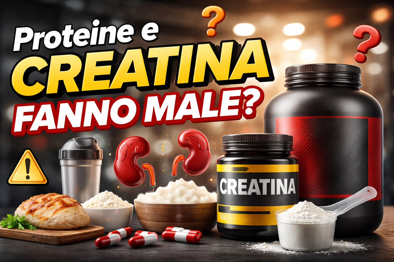 proteine e creatina fanno male